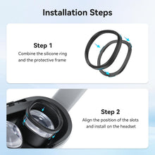Load image into Gallery viewer, AMVR Glasses Spacer Compatible with Quest 3s/Quest 2/Quest 1/Rift S/Go, Lens Protector Accessories Myopia Glasses from Scratching VR Headset Lens
