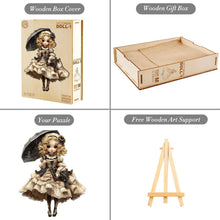Load image into Gallery viewer, Wooden Puzzle for Adults-215PCS Victorian Doll Unique Shape Advanced Wooden Jigs
