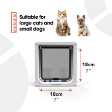 Load image into Gallery viewer, Cat Mate 4-Way Locking Cat Flap for Large Cats and Small Dogs Easy Fitting
