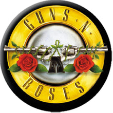 Load image into Gallery viewer, GB eye Guns N Roses Lyrics and Logos 6 Badge Pack COLLECTABLES
