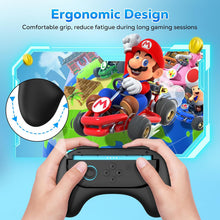 Load image into Gallery viewer, MoKo Grips for Nintendo Switch 2 Joy-Con  Black 2 Pack Ergonomic Grip Controller
