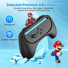 Load image into Gallery viewer, MoKo Grips for Nintendo Switch 2 Joy-Con  Black 2 Pack Ergonomic Grip Controller
