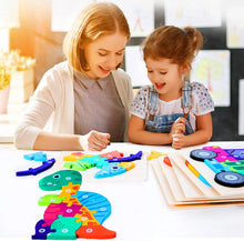 Load image into Gallery viewer, HUADADA Toddler Toys Puzzles for 2 3 4 Year Olds Kids Dinosaur Jigsaw Animals Number Shape Puzzle Gifts for Children Toddler Puzzles Boy Girls Learning Educational Toys(4 Pack)
