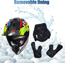 Load image into Gallery viewer, Youth Kids Motorcycle ATV Helmet, ECE 22.06 Approved, Full Face MTB Helmet, Moto S
