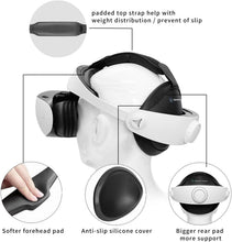 Load image into Gallery viewer, Globular Cluster CMP2 Comfortable Mod for PS VR 2 Sweet Spot Keeper, Weight Balancer, Soft Forehead Pad, Bigger Softer Anti-Slip Rear Pad
