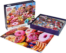 Load image into Gallery viewer, HUADADA Jigsaw Puzzles for Adults 1000 Pieces, Donuts Interlock Perfectly Letter
