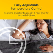 Load image into Gallery viewer, Cosi Home® Luxury Faux Fur Heated Throw - Electric Heated Blanket with 9 SETTING
