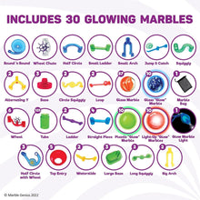 Load image into Gallery viewer, Marble Genius Marble Glow Run Race Track Set Glow in The Dark (300 pcs)
