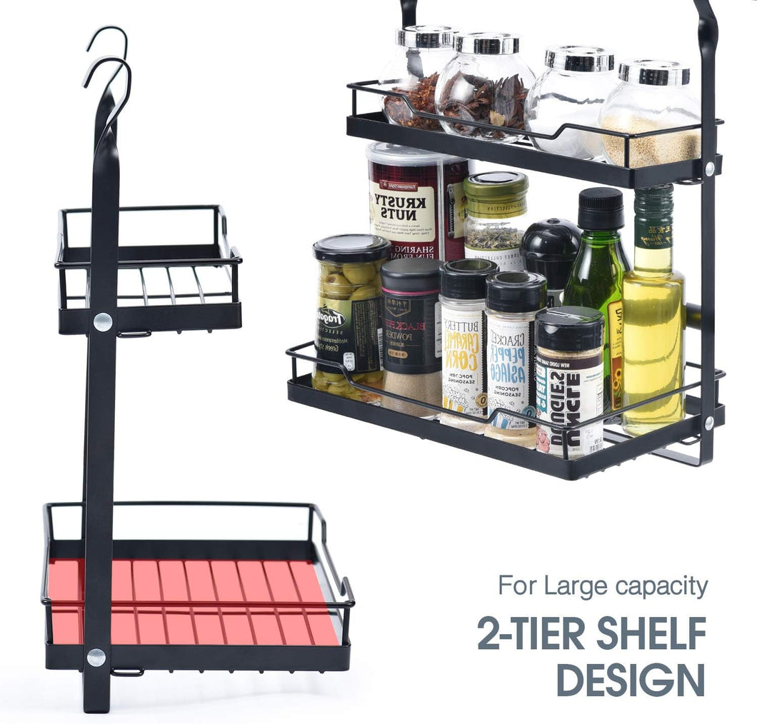 Kingrack Kitchen and Shower Rack Series for Hanging 2 tier hanging collapsible