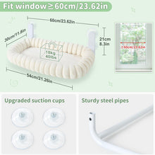 Load image into Gallery viewer, GUUSII HOME Foldable Cat Window Bed Indoor Hammock Perch for Large Cats Cordless
