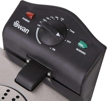 Load image into Gallery viewer, Swan SD6040N 3 Litre Stainless Steel Deep Fat Fryer with Viewing Window and Safe
