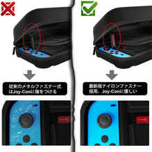 Load image into Gallery viewer, Daydayup Nintendo Switch OLED Carrying Case Hard Shell Black
