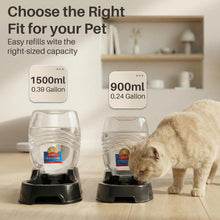Load image into Gallery viewer, Flexzion Automatic Gravity Pet Waterer for Cat &amp; Dog  Non Skid &amp; Easy Clean Auto
