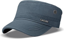 Load image into Gallery viewer, CACUSS Men&#39;s Cotton Army Cap Cadet Hat Trucker Dad Hat Military Adjustable DGrey
