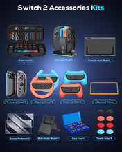 Load image into Gallery viewer, Auarte Charge Inside Carrying Case for Switch 2 Console 2025 Slim BLACK
