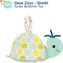 Load image into Gallery viewer, B. toys - Glow Zzzs - Baby Glowable Soothing Plush Turtle with Lights &amp; Sounds
