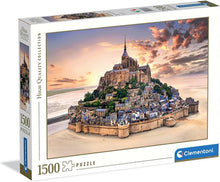 Load image into Gallery viewer, Clementoni Jigsaw Puzzle 1500 pieces, Collection The Mont Saint-Michel Rising
