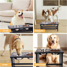 Load image into Gallery viewer, Raised Dog Bowls for Large Dogs Dog Bowls With Stand Non-Spill by Nothing Burger
