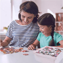 Load image into Gallery viewer, 8 Sorting Trays with Lid 8x8 Premium Puzzle Trays for Lovers Up to 1000-1500 Pieces, Convenient Tool (White)
