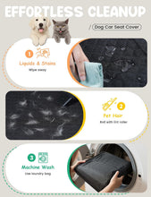 Load image into Gallery viewer, Lamicall Dog Car Seat Cover - [Top Tear-Resistant] Dog Hammock for Car Back Seat, 195kg Max Load Hard Bottom, Waterproof Pet Extender, Non-slip Backseat Protector for Big SUV/Truck - XL
