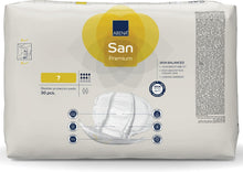 Load image into Gallery viewer, ABENA San Premium Mens &amp; Womens Incontinence Pads, Breathable &amp; Comfortable, Fast Absorption, Discreet &amp; Effective Shaped - Premium 7, 2100ml Absorbency, 30PK
