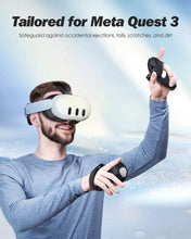 Load image into Gallery viewer, SUPERUS Upgraded Controller Grips Cover Compatible with Meta Quest 3S/Quest 3 Accessories, All-Silicone Controller Grips for Quest 3S/Quest 3 with Battery Opening and Knuckle Straps Protector
