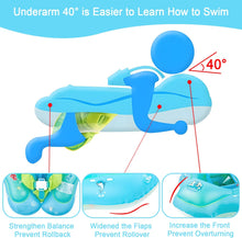 Load image into Gallery viewer, Inflatable Baby Swimming Pool Float with Sun Canopy 12-36 months
