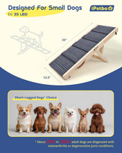 Load image into Gallery viewer, Dog Ramp for Sofa for Small Dogs - Joint-friendly, Anti-Slip Folding, Adjustable

