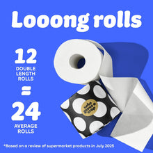 Load image into Gallery viewer, Who Gives A Crap Extra Soft luxury bamboo Toilet Tissue 12 Mega Rolls
