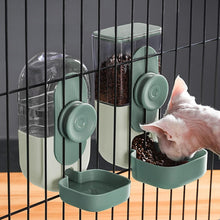 Load image into Gallery viewer, 1L Rabbit Food Dispenser - Small Animals Pet Feeder and Waterer Set - Hanging Automatic Food and Water Bowl for Cage - Feeding Station for Small Dog, Cat, Kitten, Bunny, Guinea Pig, Ferret
