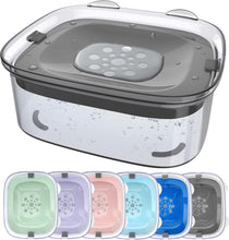 Load image into Gallery viewer, Heouvo 3L Dog Water Bowl No Spill, 101oz Large Spill Proof Dog Bowl Reduce Refill, Anti Splash No Mess Dispenser Dripless Slow Drinking Water Bowl for Sloppy Messy Drinkers (Gray)
