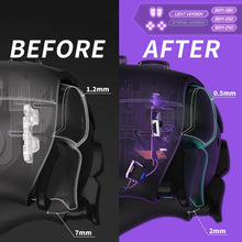 Load image into Gallery viewer, eXtremeRate Light Version Whole Clicky Kit V2 for PS5 Controller BDM-040 BDM-050 BDM-060 Shoulder Face Buttons, Micro Switch L2R2 Clicky Hair Trigger Kit and Tactile L1R1 Face Buttons Mouse Click
