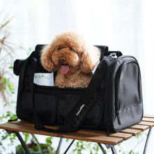 Load image into Gallery viewer, FUKUMARU Cat / Dog Carrier 4 Mesh Windows Small Dog Carrier 4 Storage Pockets
