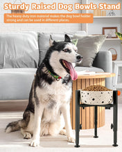 Load image into Gallery viewer, Single Dog Bowl Stand, Adjustable Height Metal Feeding Rack STAND ONLY
