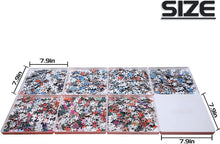 Load image into Gallery viewer, 8 Sorting Trays with Lid 8x8 Premium Puzzle Trays for Lovers Up to 1000-1500 Pieces, Convenient Tool (White)
