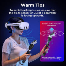 Load image into Gallery viewer, YOGES Handle Attachments Compatible with Meta Quest 3S/ Quest 3/ Oculus Quest 2
