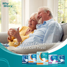 Load image into Gallery viewer, WhyWorry Adult Nappies for Women and Men, Medium, 15 Count Disposable Adult Diapers, Incontinence Briefs with Maximum Absorbency, Overnight Protection, Odor Control, Unisex
