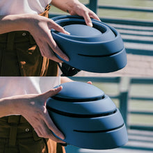 Load image into Gallery viewer, CLOSCA. Foldable helmet for bicycle and electric scooter. Certified Lightweight Adult bike helmet for cycling and city commuting MEDIUM
