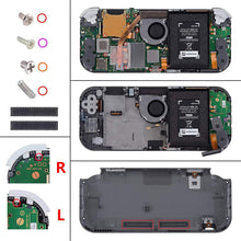 Load image into Gallery viewer, eXtremeRate Clear Atomic Purple DIY Replacement Shell for Nintendo Switch Lite
