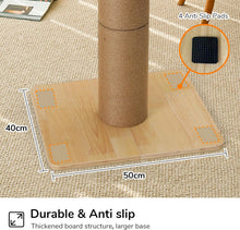 Load image into Gallery viewer, FUKUMARU Cat Scratching Post with Bed, Plant Style Kitten Scratcher, Solid Wood
