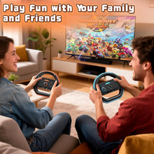Load image into Gallery viewer, Deruitu 2 Packs Steering Wheels Compatible with Nintendo Switch 2 Controller, Switch 2 Racing Wheels Controller Accessories for Mario Kart World
