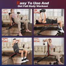 Load image into Gallery viewer, FLYBIRD Adjustable Bench,Utility Weight Bench for Full Body Workout- Foldable
