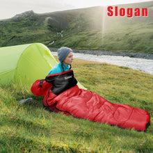 Load image into Gallery viewer, Pystuvo Sleeping Bag for Adults,4 Season Sleeping Bag Lightweight Waterproof Indoor &amp; Outdoor
