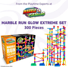 Load image into Gallery viewer, Marble Genius Marble Glow Run Race Track Set Glow in The Dark (300 pcs)
