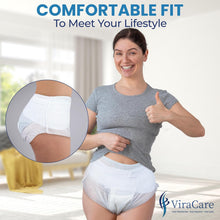 Load image into Gallery viewer, 48 x Super Incontinence Pants Women and Men, Adult Nappies High Absorption, Anti-Leakage, Soft-Stretch Waistband, Breathable, Discreet Fit, Adult Diapers, Medium Size (4 Packs of 12)
