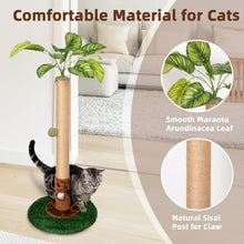 Load image into Gallery viewer, Meowoou Cat Scratching Post, 81 cm Tall Scratch Post for Cats with Sisal Rope
