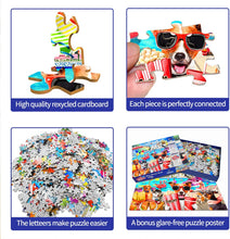 Load image into Gallery viewer, HUADADA Jigsaw Puzzles for Adults 1000 Piece Dog Water Park Puzzles for 14+
