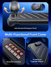 Load image into Gallery viewer, JSAUX Split Protective Grip Case for Switch 2 with Front Cover Drop Protection, Dockable, Ergonomic Non-Slip Grip, Kickstand Compatible, PC Front Cover, TPU Middle Frame, 10-Card Storage
