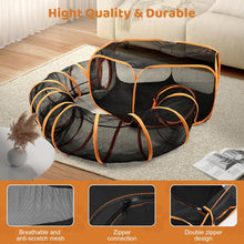 Load image into Gallery viewer, Odoland Large Pet Tunnel Cat Foldable Small Animal Playpen Outdoor Cat Enclosure
