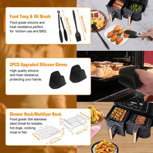 Load image into Gallery viewer, Large Size Air Fryer Accessories, 9Pcs Dual Air Fryer Accessories for Ninja Food
